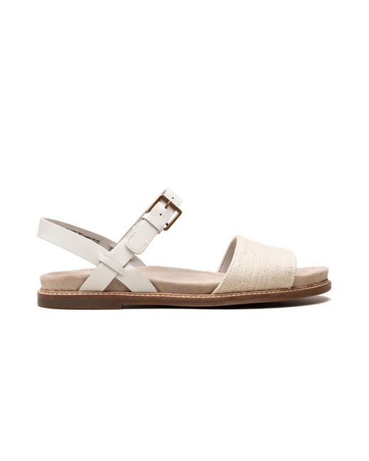 Clarks Black Corsio Strap "Natural Canvas" 26152042"
