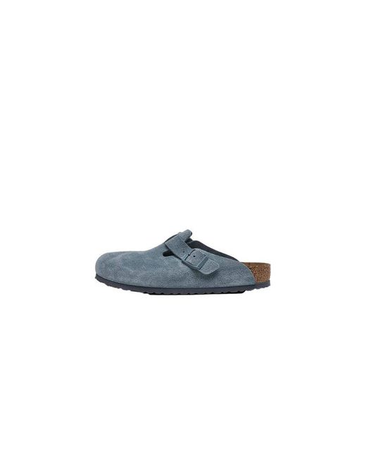 Birkenstock Black Boston Clog "Suede for men