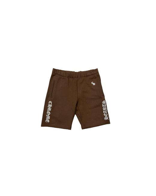 Chrome Hearts Black Slo Ride Sweatshorts Chrm0225" for men