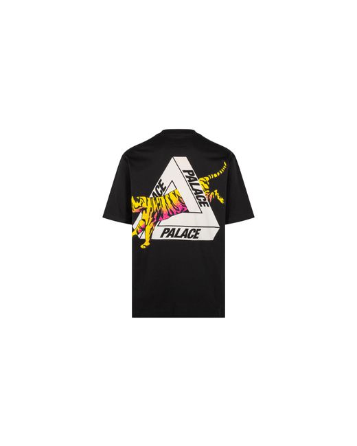 Palace Black Seoul Exclusive Tiger Tri-Ferg T-Shirt P0008" for men