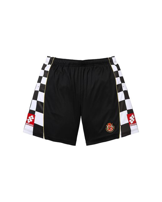 Supreme Black Checkerboard Soccer Short "Ss26