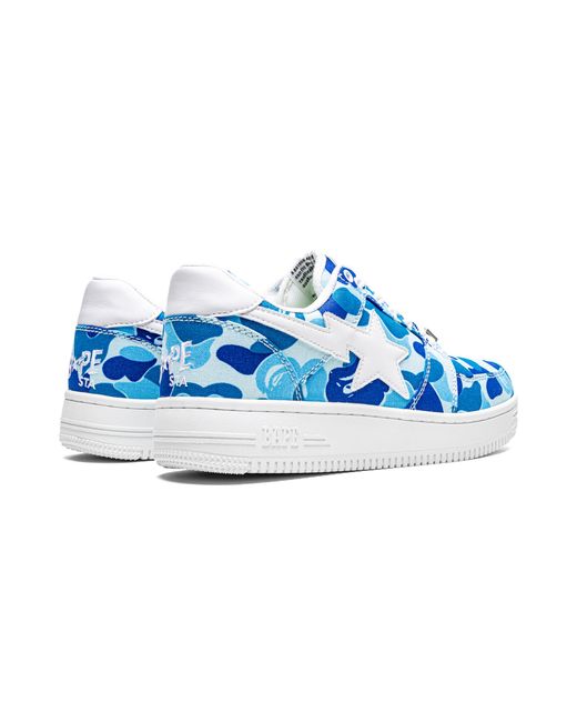A Bathing Ape Blue Sta Low 20Th Anniversary "Abc Camo for men
