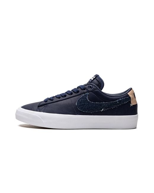Nike Blue Sb Zoom Blazer Low Pro Gt "Denim Swoosh" for men