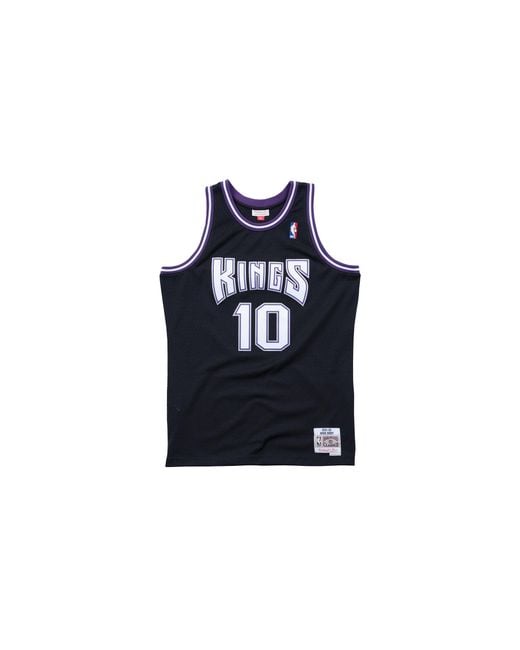 Mitchell & Ness Black Swingman Road Jersey "Nba Kings 2001 Mike Bibby" Smjygs18207 Skiblck01Mbi" for men