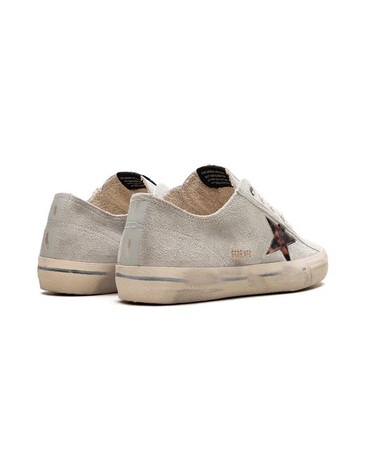 Golden Goose Deluxe Brand Black V-Star 2 Suede Upper Rubber Toe Leopard 3D Star Matt Leather List "Ice Leo" Gmf00619.F005064.60463" for men