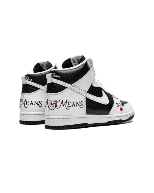 Nike Black Sb Dunk High "Supreme for men