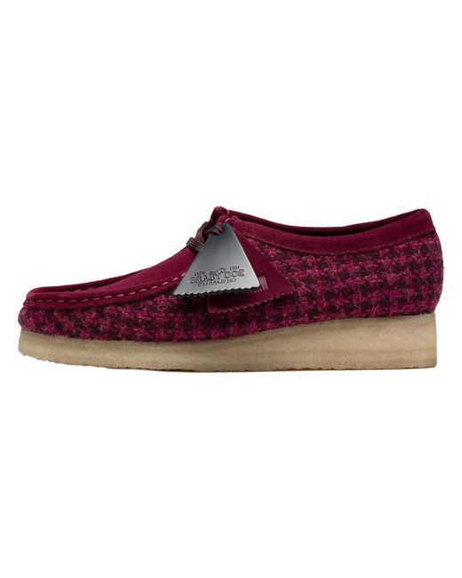 Clarks Red Originals Wallabee Tweedcomb" 26183573"