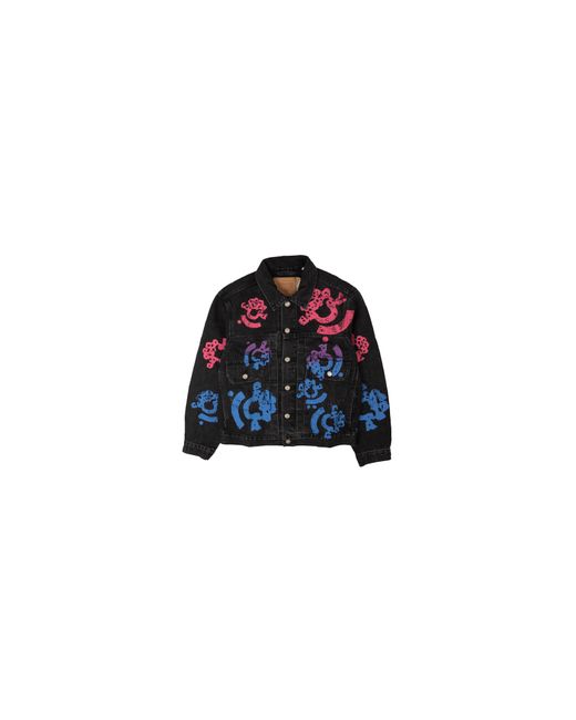 DENIM TEARS Bstroy Tears Type-2 Denim Trucker Jacket Bstroy_Tears_Type_2_Washed_Black" for men