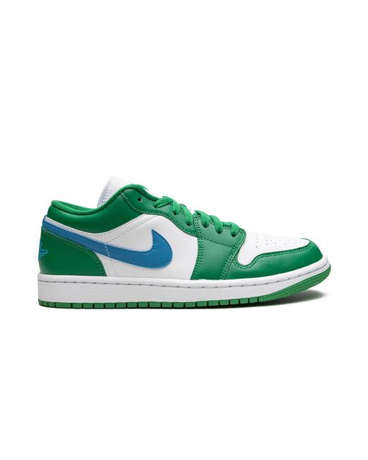 Nike Green Air Jordan 1 Low Shoes