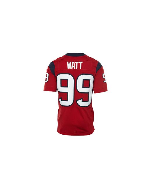 Nike Red J.J. Watt Houston Texans Elite Jersey "Home 479147 691" for men