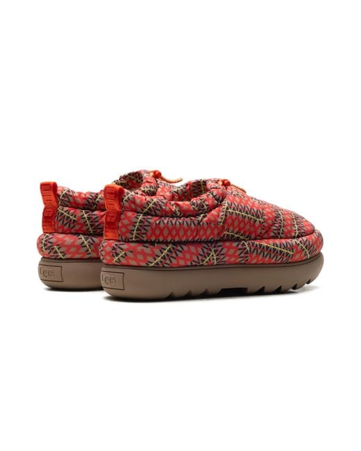 Ugg Red Maxi Heritage Braid Clogs "Chestnut" 1139131 Che"
