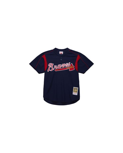 Mitchell & Ness Black Authentic Bp Practice Jersey "Mlb Braves 2003 Greg Maddux" Abpjac20008 Abrnavy03Gma" for men