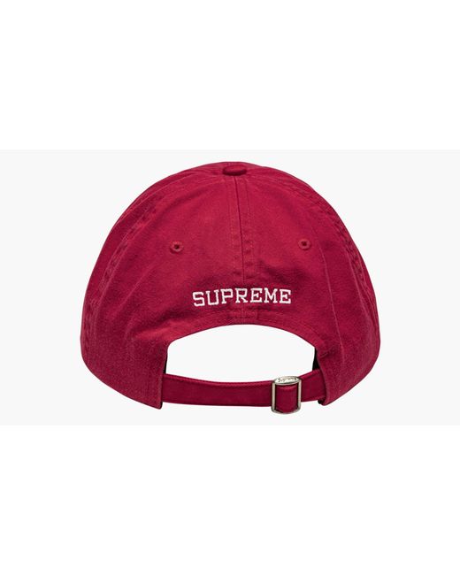 Supreme Red Stamp 6-panel "fw 20"