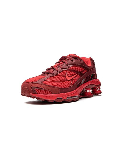 Air max tailwind 4 cloth low trainers Nike x Supreme Red size 10