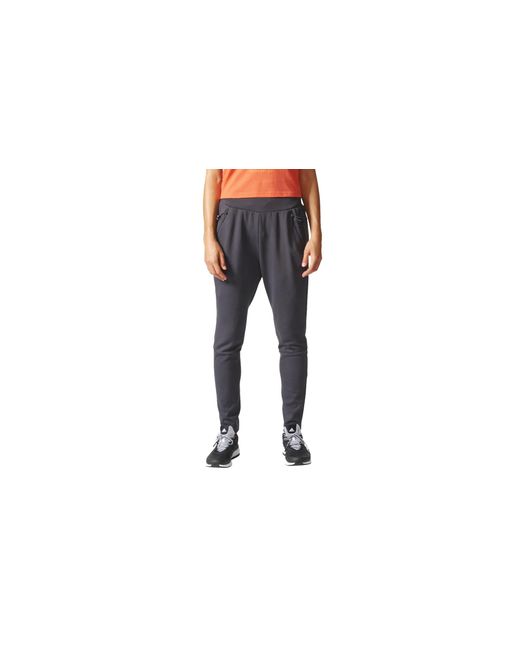 Adidas Black Tappered Pants "Dark" Br3893" for men