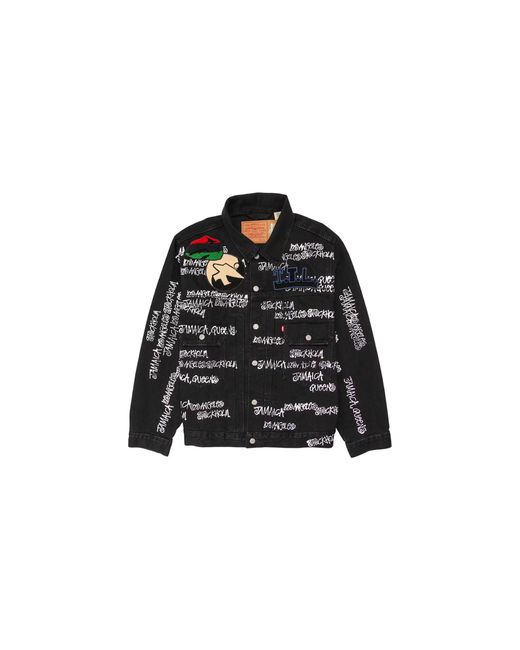 DENIM TEARS Black Stussy X X Our Legacy Ttl Denim Jacket Dt188" for men