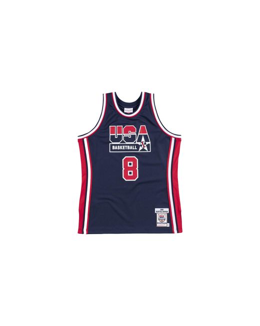 Mitchell & Ness Black Team Usa 92 Scottie Pippen Ajy4Cp18001 Usanavy92Spi" for men