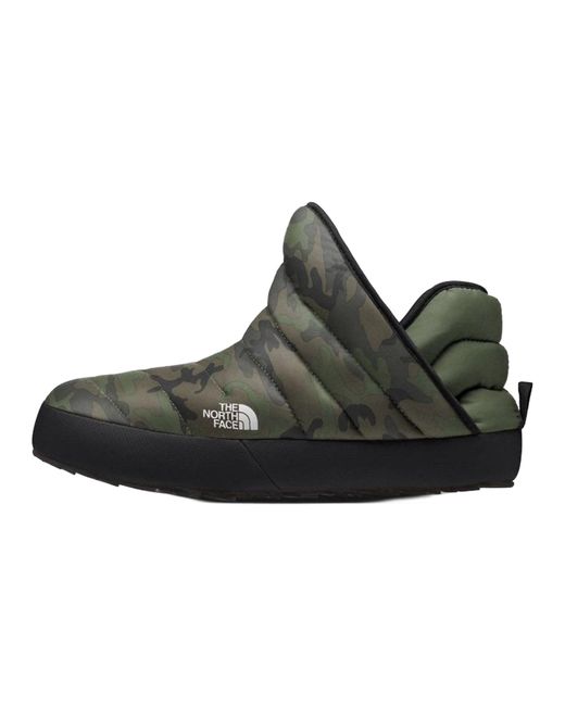 The North Face Black Thermoball Traction Bootie "Thyme Brushwood Camo Print-Tnf" Nf0A3Mkh28F" for men