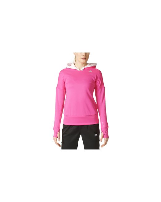 Adidas Black Response Climawarm Astro Running Hoodie "Shock B48021"