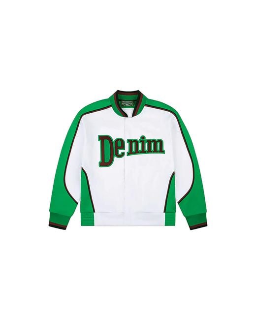 DENIM TEARS Green Track Jacket Dt835" for men