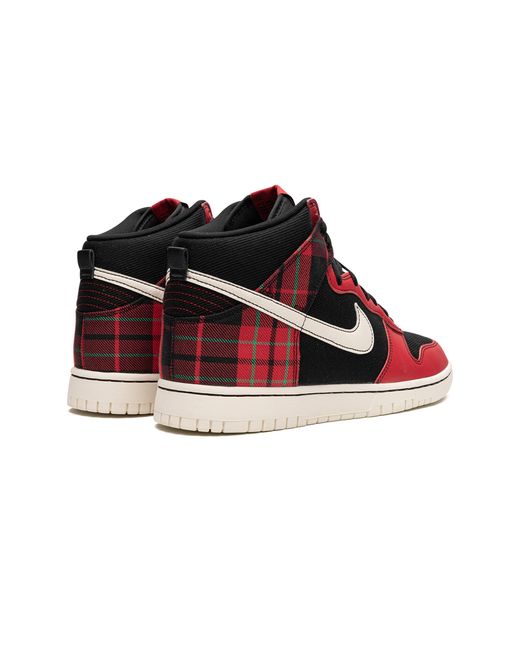 Nike Black Dunk High "Plaid for men