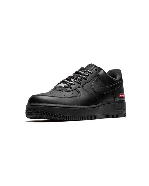 Nike Black Air Force 1 Low "Supreme for men
