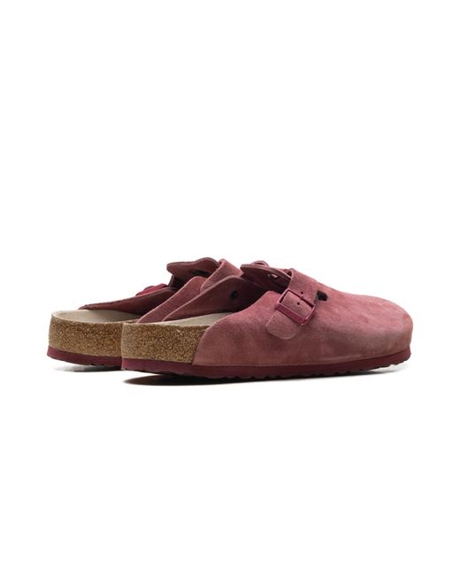 Birkenstock Red Boston Soft Footbed 1020548" for men