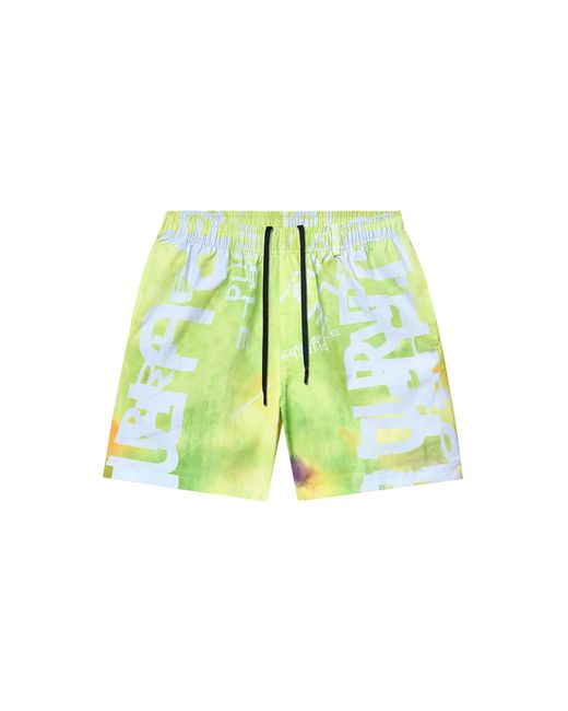 Purple Brand Green All Round Nylon Short P504 Mwdp226" for men