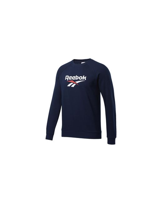Reebok Blue Classics Vector Crew Sweatshirt "Collegiate" Fk3371" for men
