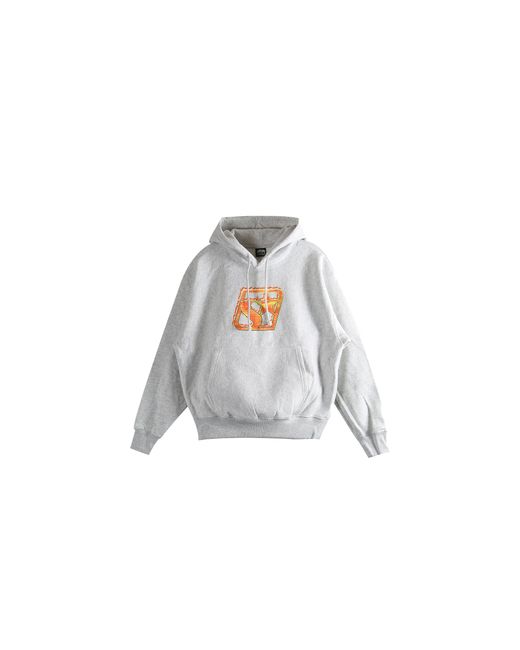 Stussy Black Blaze Hoodie "Ashh Ash Heather" 1925129 Ashh" for men