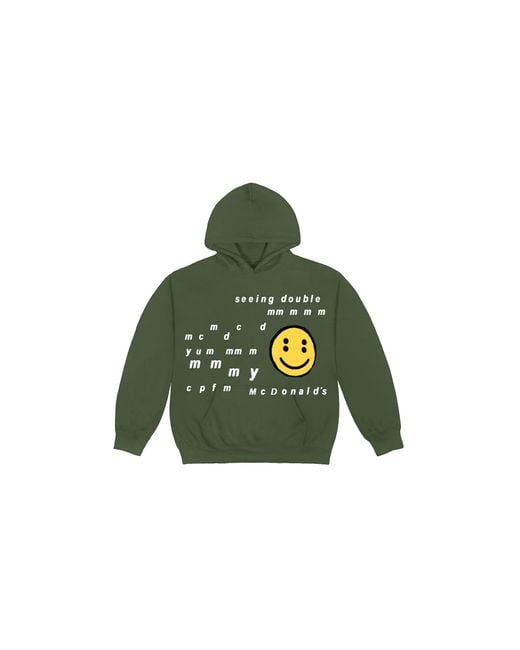 Travis Scott Green Cpfm X Mcdonald's Seeing Double Hooded Sweatshirt Cpfm62"