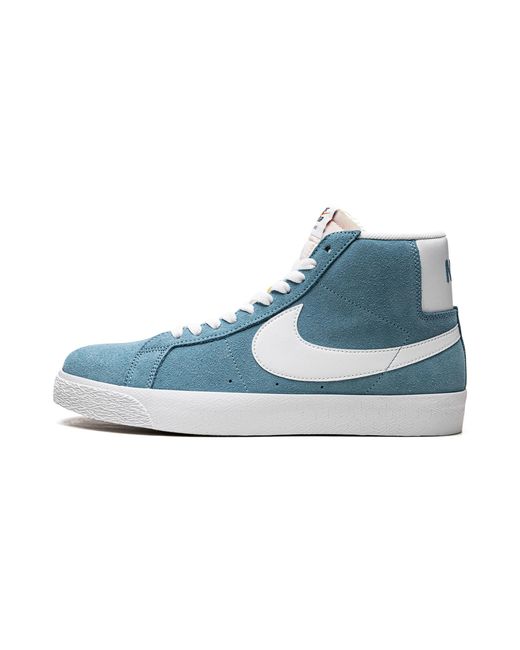 Nike Blue Sb Zoom Blazer Mid "Cerulean" 864349 404" for men
