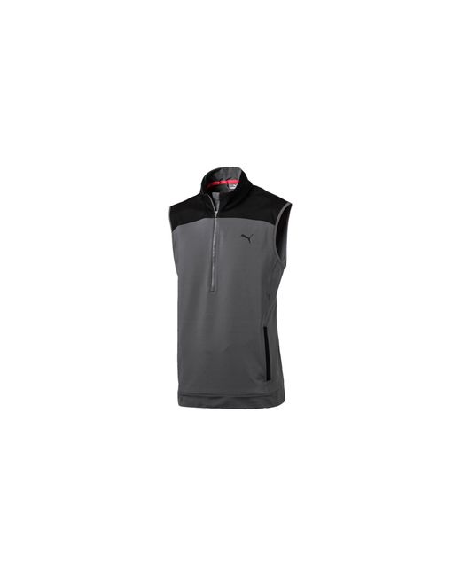 PUMA Black Pwrwarm Knit Vest "Quiet Shade" 574400 02" for men