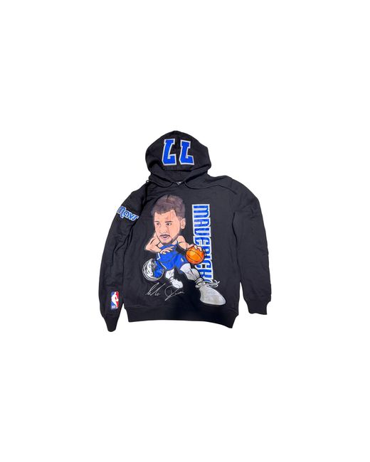 Pro Standard Blue Nba Mavericks Doncic Pullover Hoodie Bdm557084 Blk" for men