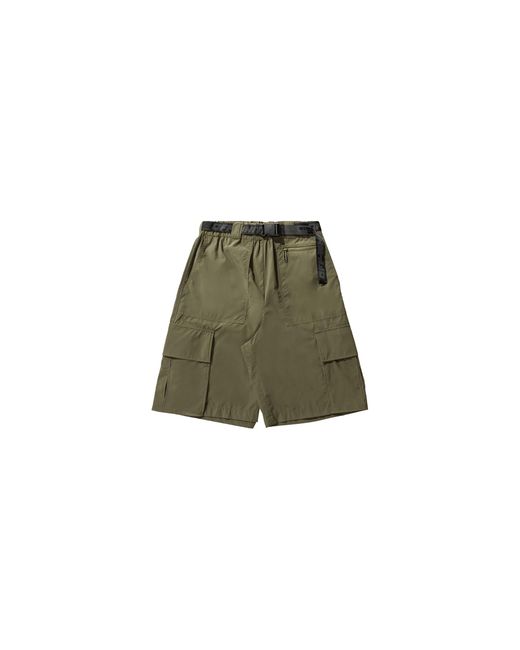 Off-White c/o Virgil Abloh Green Industrial Belt Cargo Shorts "Dark" Omcb064S22Fab0015607" for men