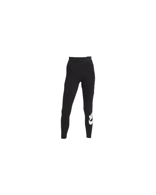 Nike Black Sportswear Essential High-Waisted Leggings Cz8528 010"