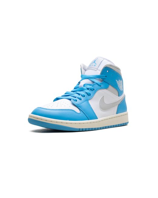 Nike Blue 1 Mid "Dark Powder Sail Neutral" Bq6472 400"