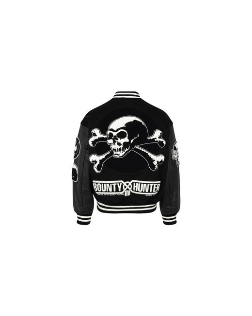 Supreme Black Bounty Hunter Varsity Jacket Su100088"