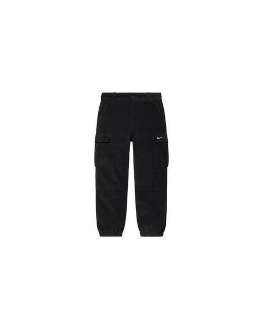 Supreme Black Nike Arc Corduroy Cargo Pant "Ss22