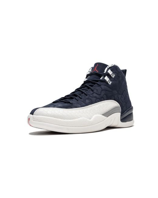 Nike Blue Air 12 Retro Prm "International Flight" Sneakers for men