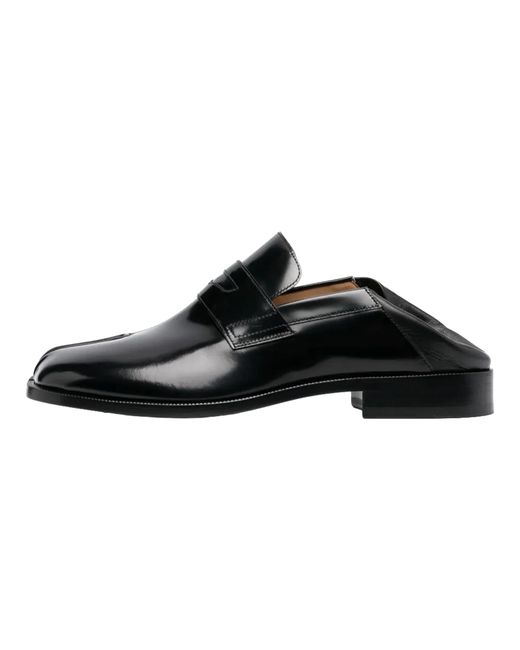 Maison Margiela Black Tabi Penny Loafers S57Wr0117 P3827 H8396" for men