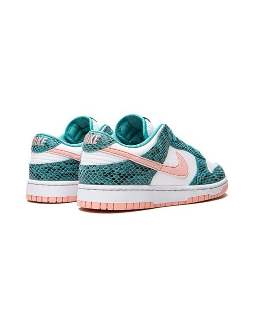 Nike Blue Dunk Low "Snakeskin Washed Bleached Coral" Dr8577 300" for men