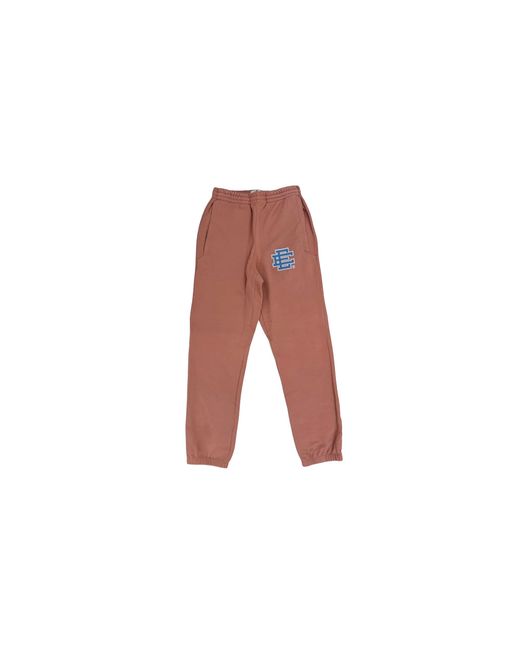 Eric Emanuel Black Ee Basic Sweatpants "Burlwood" Ee923" for men