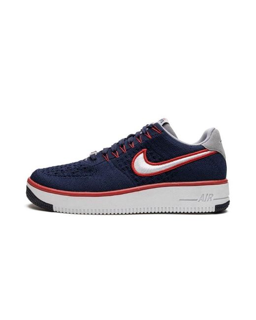 Nike air force 1 flyknit best sale womens red