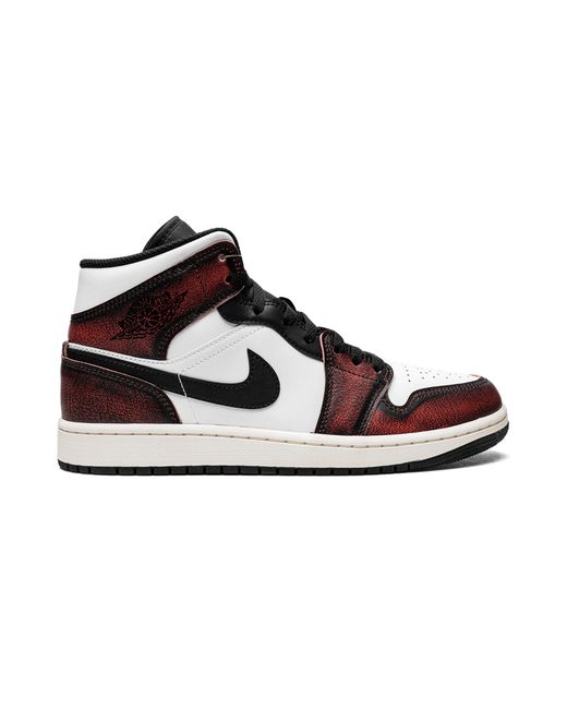 Nike Black Air 1 Mid Se "Wear-Away for men
