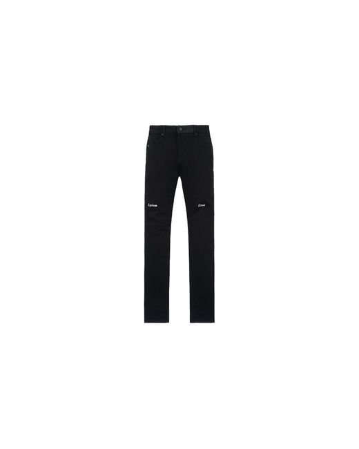 RTA Black Bryant Skinny Jeans Hologram Digital Cross" Mdgdd1148 J1205Bkhdc" for men