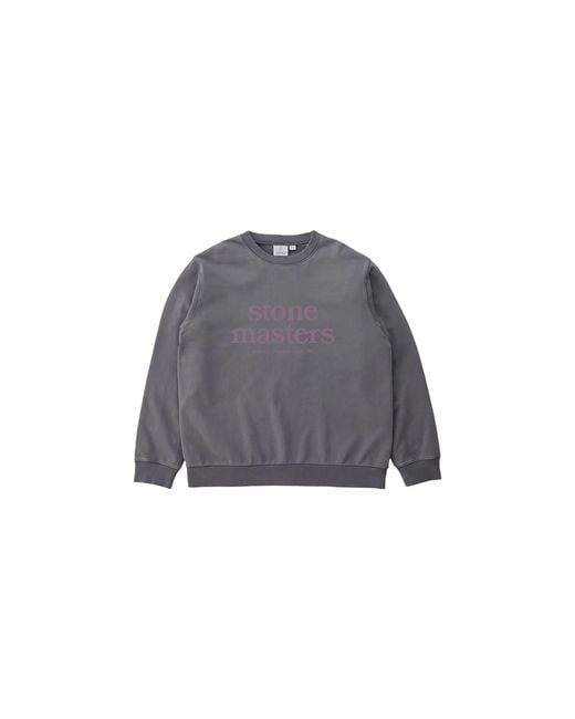 Gramicci Black Stonemasters Sweatshirt "Charcoal Pigment" G5Su J107 Gm010" for men