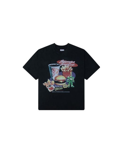 BBCICECREAM Black Astro Sauce Ss Knit T-Shirt for men