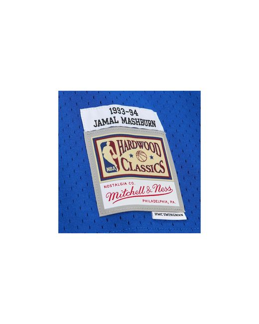 Mitchell & Ness Blue Nba Jersey "1993 Dallas Mavericks Jamal Mashburn for men