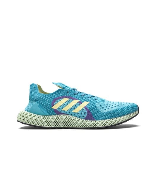 Adidas Blue Zx Runner 4D 'Light Aqua' Fy0152" for men